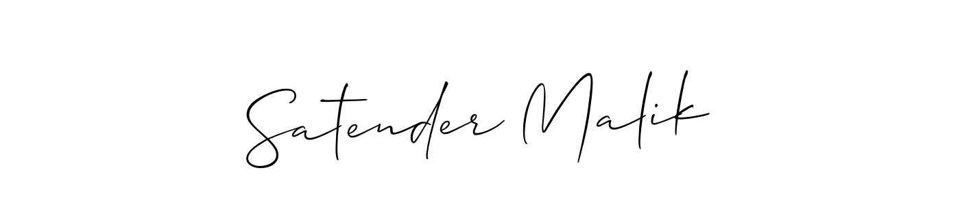 Make a beautiful signature design for name Satender Malik. Use this online signature maker to create a handwritten signature for free. Satender Malik signature style 2 images and pictures png