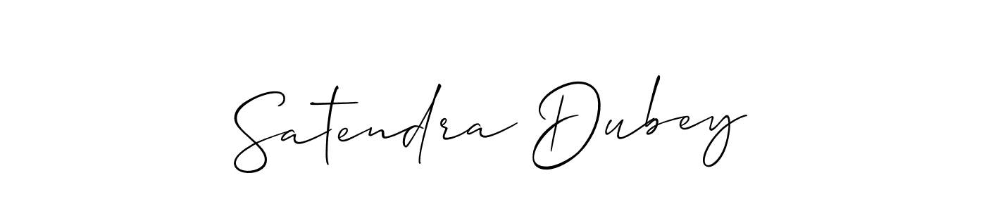if you are searching for the best signature style for your name Satendra Dubey. so please give up your signature search. here we have designed multiple signature styles  using Allison_Script. Satendra Dubey signature style 2 images and pictures png