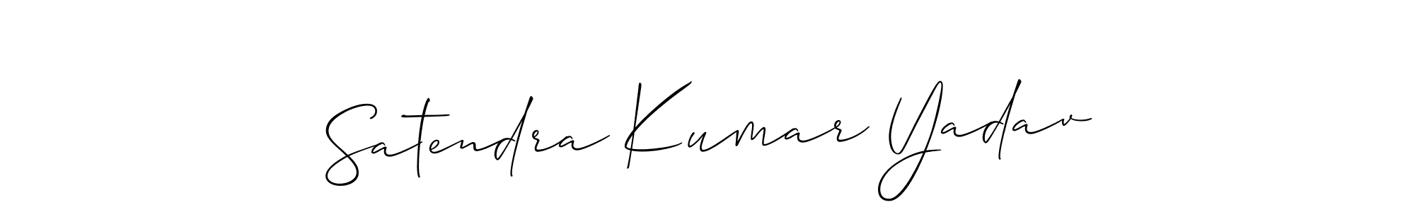 You can use this online signature creator to create a handwritten signature for the name Satendra Kumar Yadav. This is the best online autograph maker. Satendra Kumar Yadav signature style 2 images and pictures png