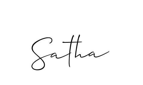 Make a beautiful signature design for name Satha. Use this online signature maker to create a handwritten signature for free. Satha signature style 2 images and pictures png