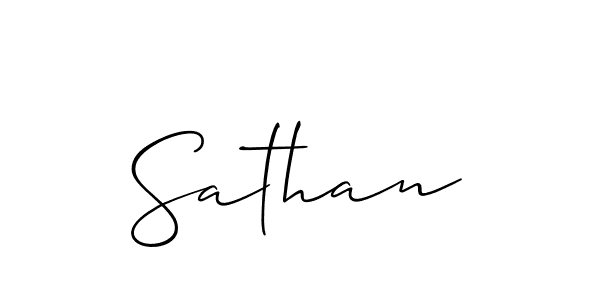 Also we have Sathan name is the best signature style. Create professional handwritten signature collection using Allison_Script autograph style. Sathan signature style 2 images and pictures png