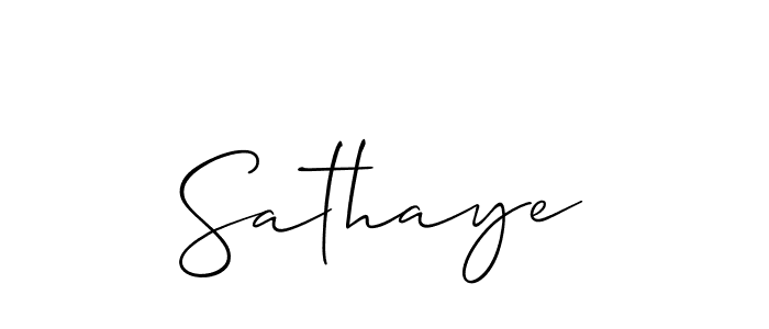 Sathaye stylish signature style. Best Handwritten Sign (Allison_Script) for my name. Handwritten Signature Collection Ideas for my name Sathaye. Sathaye signature style 2 images and pictures png