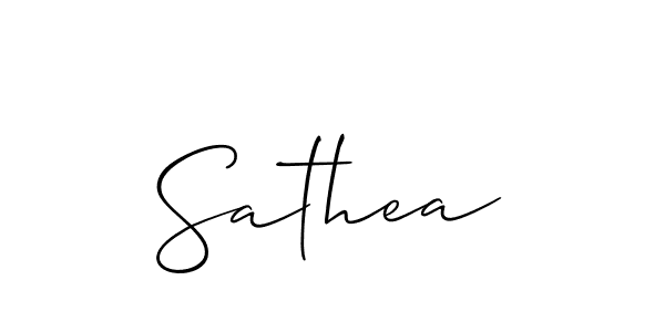 You should practise on your own different ways (Allison_Script) to write your name (Sathea) in signature. don't let someone else do it for you. Sathea signature style 2 images and pictures png