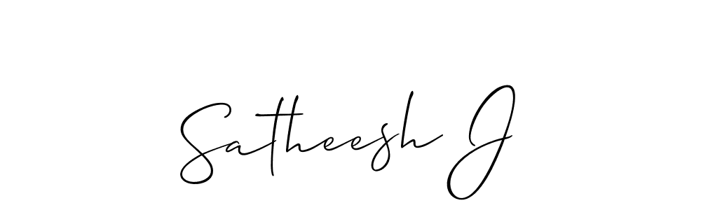 How to Draw Satheesh J signature style? Allison_Script is a latest design signature styles for name Satheesh J. Satheesh J signature style 2 images and pictures png