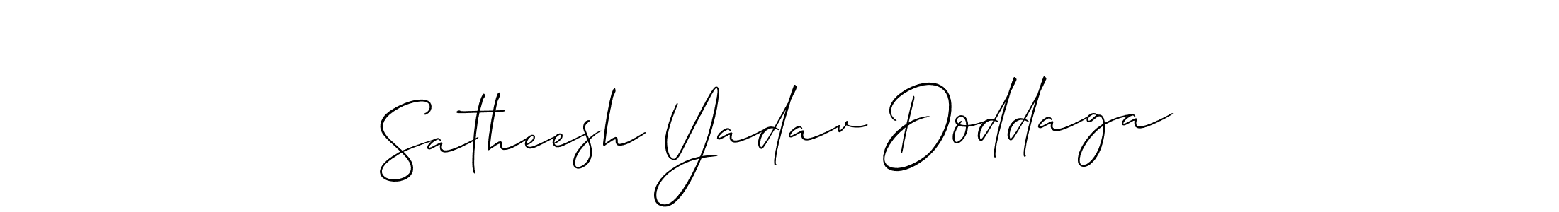 See photos of Satheesh Yadav Doddaga official signature by Spectra . Check more albums & portfolios. Read reviews & check more about Allison_Script font. Satheesh Yadav Doddaga signature style 2 images and pictures png