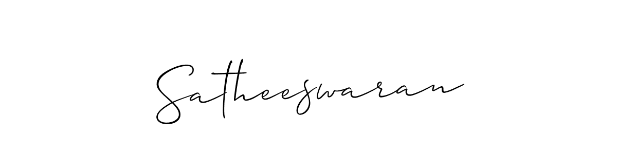 Allison_Script is a professional signature style that is perfect for those who want to add a touch of class to their signature. It is also a great choice for those who want to make their signature more unique. Get Satheeswaran name to fancy signature for free. Satheeswaran signature style 2 images and pictures png