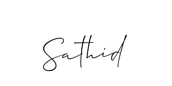 How to Draw Sathid signature style? Allison_Script is a latest design signature styles for name Sathid. Sathid signature style 2 images and pictures png