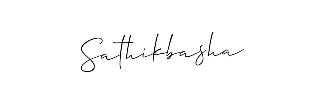 Also You can easily find your signature by using the search form. We will create Sathikbasha name handwritten signature images for you free of cost using Allison_Script sign style. Sathikbasha signature style 2 images and pictures png
