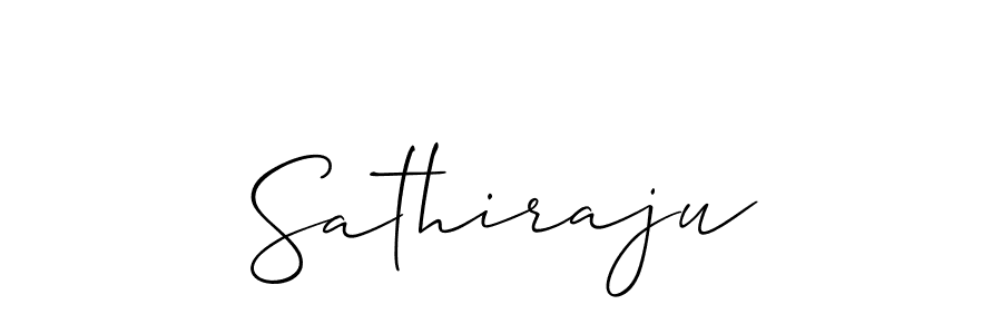 How to make Sathiraju name signature. Use Allison_Script style for creating short signs online. This is the latest handwritten sign. Sathiraju signature style 2 images and pictures png