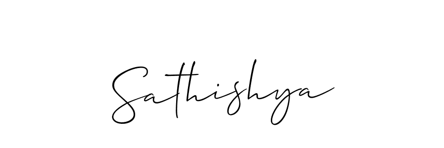 The best way (Allison_Script) to make a short signature is to pick only two or three words in your name. The name Sathishya include a total of six letters. For converting this name. Sathishya signature style 2 images and pictures png