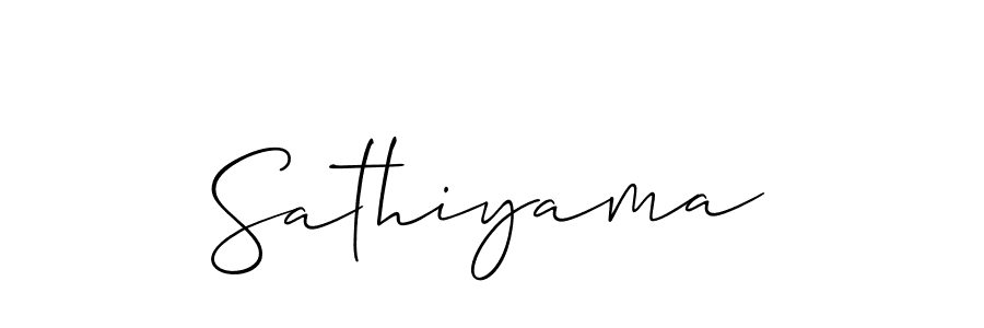 Make a beautiful signature design for name Sathiyama. Use this online signature maker to create a handwritten signature for free. Sathiyama signature style 2 images and pictures png
