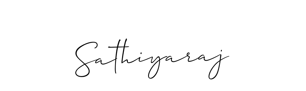 Allison_Script is a professional signature style that is perfect for those who want to add a touch of class to their signature. It is also a great choice for those who want to make their signature more unique. Get Sathiyaraj name to fancy signature for free. Sathiyaraj signature style 2 images and pictures png