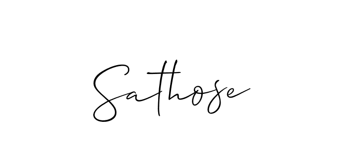 if you are searching for the best signature style for your name Sathose. so please give up your signature search. here we have designed multiple signature styles  using Allison_Script. Sathose signature style 2 images and pictures png