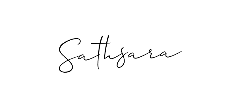 Best and Professional Signature Style for Sathsara. Allison_Script Best Signature Style Collection. Sathsara signature style 2 images and pictures png