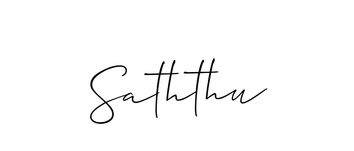 The best way (Allison_Script) to make a short signature is to pick only two or three words in your name. The name Saththu include a total of six letters. For converting this name. Saththu signature style 2 images and pictures png