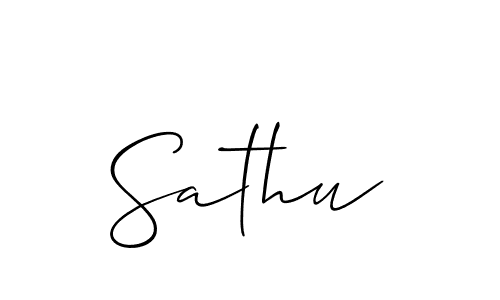 Once you've used our free online signature maker to create your best signature Allison_Script style, it's time to enjoy all of the benefits that Sathu name signing documents. Sathu signature style 2 images and pictures png