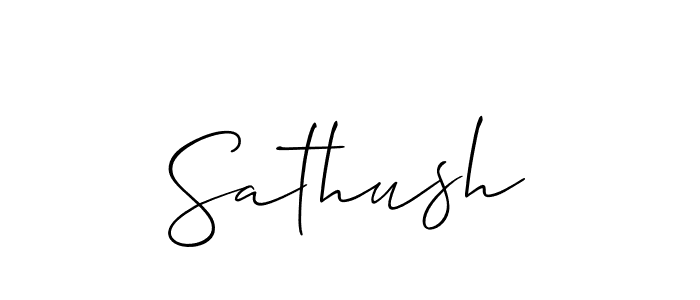 Also You can easily find your signature by using the search form. We will create Sathush name handwritten signature images for you free of cost using Allison_Script sign style. Sathush signature style 2 images and pictures png