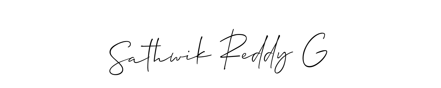Make a beautiful signature design for name Sathwik Reddy G. Use this online signature maker to create a handwritten signature for free. Sathwik Reddy G signature style 2 images and pictures png