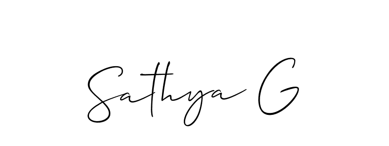 This is the best signature style for the Sathya G name. Also you like these signature font (Allison_Script). Mix name signature. Sathya G signature style 2 images and pictures png