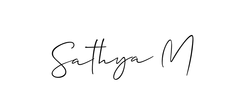 You can use this online signature creator to create a handwritten signature for the name Sathya M. This is the best online autograph maker. Sathya M signature style 2 images and pictures png