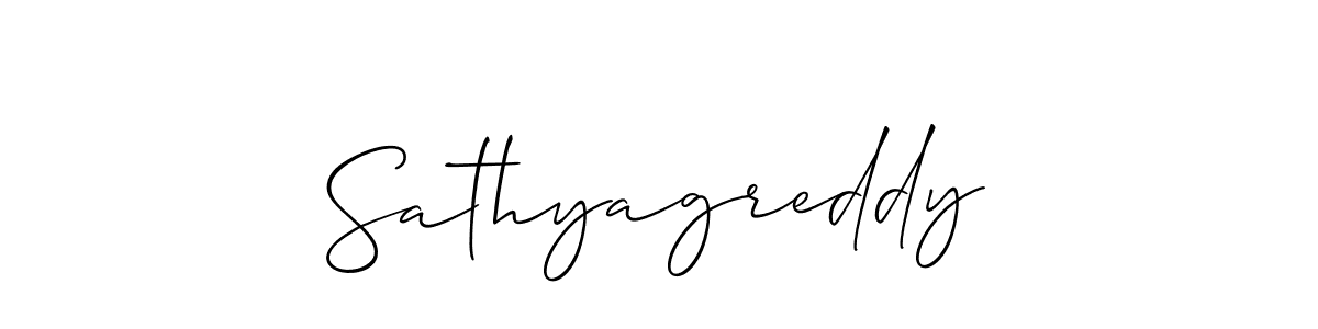 Make a beautiful signature design for name Sathyagreddy. Use this online signature maker to create a handwritten signature for free. Sathyagreddy signature style 2 images and pictures png