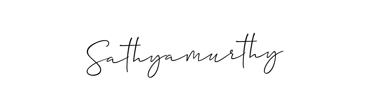 The best way (Allison_Script) to make a short signature is to pick only two or three words in your name. The name Sathyamurthy include a total of six letters. For converting this name. Sathyamurthy signature style 2 images and pictures png
