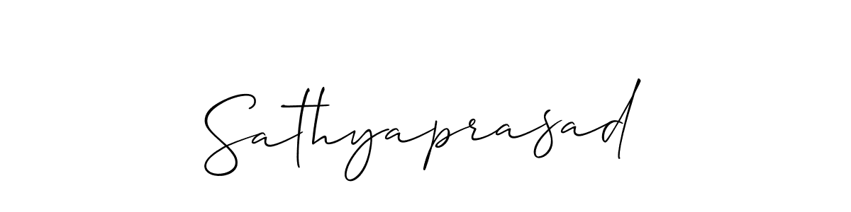 if you are searching for the best signature style for your name Sathyaprasad. so please give up your signature search. here we have designed multiple signature styles  using Allison_Script. Sathyaprasad signature style 2 images and pictures png