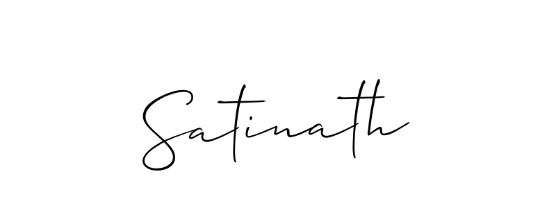 Satinath stylish signature style. Best Handwritten Sign (Allison_Script) for my name. Handwritten Signature Collection Ideas for my name Satinath. Satinath signature style 2 images and pictures png