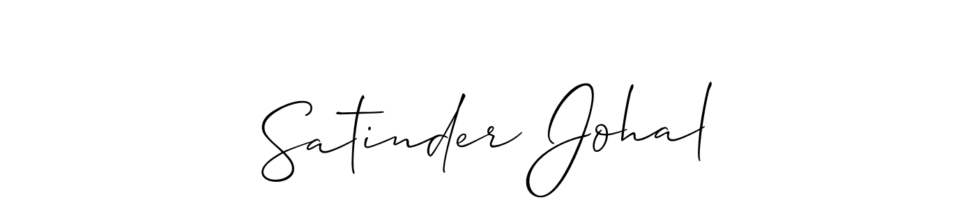 How to Draw Satinder Johal signature style? Allison_Script is a latest design signature styles for name Satinder Johal. Satinder Johal signature style 2 images and pictures png
