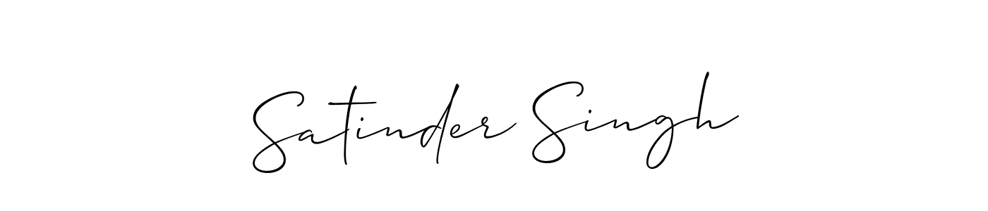 It looks lik you need a new signature style for name Satinder Singh. Design unique handwritten (Allison_Script) signature with our free signature maker in just a few clicks. Satinder Singh signature style 2 images and pictures png