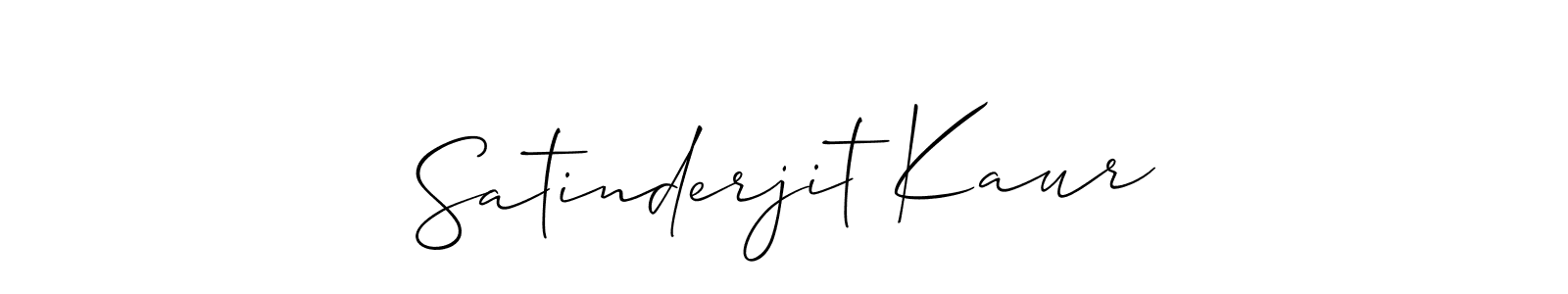 You should practise on your own different ways (Allison_Script) to write your name (Satinderjit Kaur) in signature. don't let someone else do it for you. Satinderjit Kaur signature style 2 images and pictures png