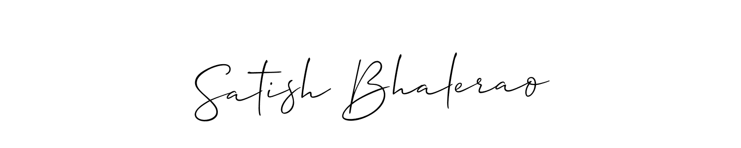 Make a beautiful signature design for name Satish Bhalerao. Use this online signature maker to create a handwritten signature for free. Satish Bhalerao signature style 2 images and pictures png