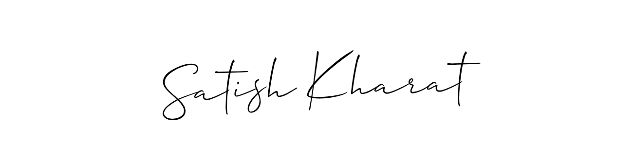 Here are the top 10 professional signature styles for the name Satish Kharat. These are the best autograph styles you can use for your name. Satish Kharat signature style 2 images and pictures png
