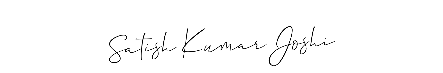 Make a beautiful signature design for name Satish Kumar Joshi. Use this online signature maker to create a handwritten signature for free. Satish Kumar Joshi signature style 2 images and pictures png