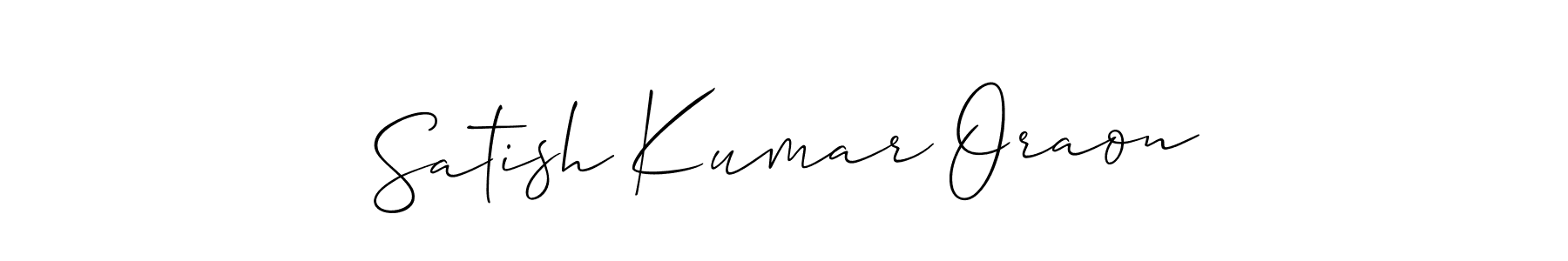 if you are searching for the best signature style for your name Satish Kumar Oraon. so please give up your signature search. here we have designed multiple signature styles  using Allison_Script. Satish Kumar Oraon signature style 2 images and pictures png