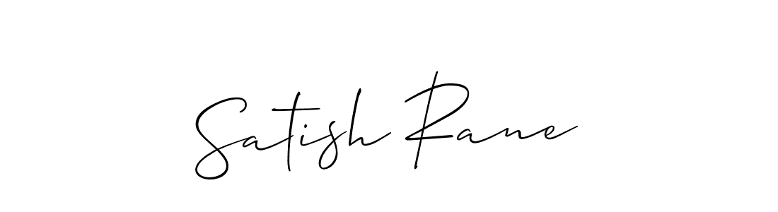 Make a beautiful signature design for name Satish Rane. Use this online signature maker to create a handwritten signature for free. Satish Rane signature style 2 images and pictures png