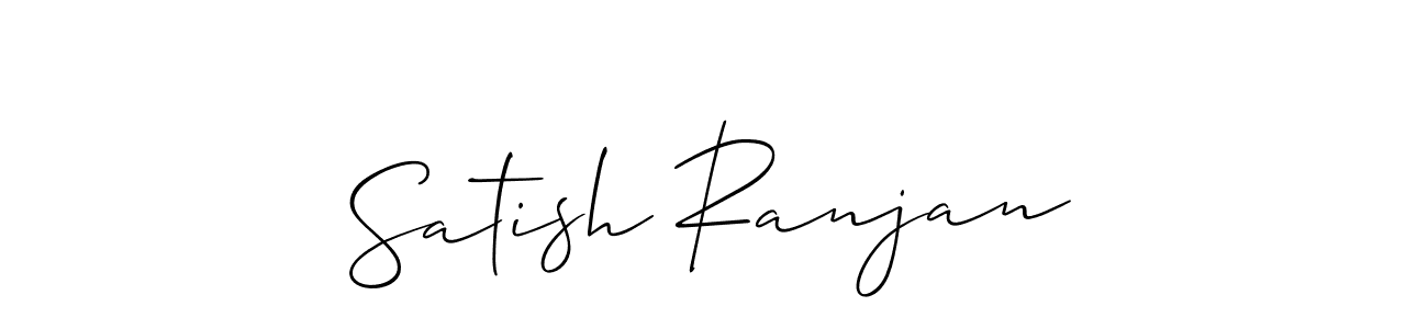 Similarly Allison_Script is the best handwritten signature design. Signature creator online .You can use it as an online autograph creator for name Satish Ranjan. Satish Ranjan signature style 2 images and pictures png
