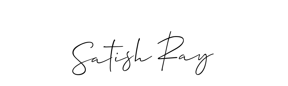 Also we have Satish Ray name is the best signature style. Create professional handwritten signature collection using Allison_Script autograph style. Satish Ray signature style 2 images and pictures png