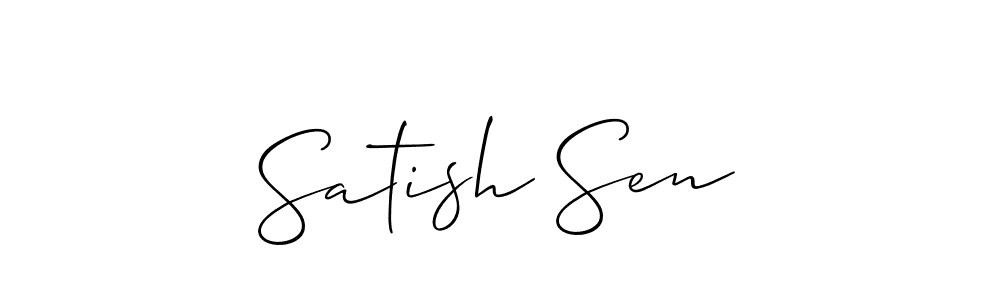 Here are the top 10 professional signature styles for the name Satish Sen. These are the best autograph styles you can use for your name. Satish Sen signature style 2 images and pictures png