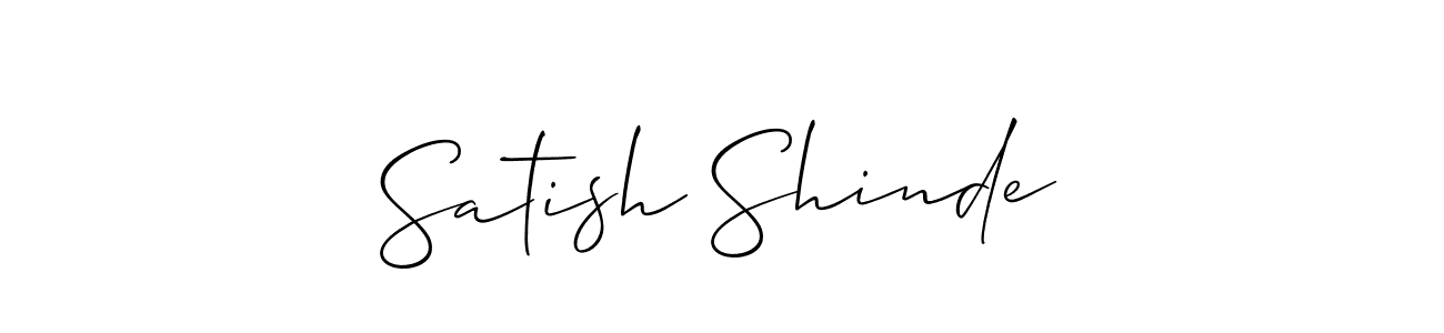 How to Draw Satish Shinde signature style? Allison_Script is a latest design signature styles for name Satish Shinde. Satish Shinde signature style 2 images and pictures png