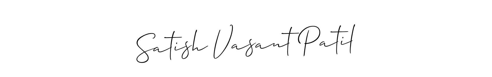 You can use this online signature creator to create a handwritten signature for the name Satish Vasant Patil. This is the best online autograph maker. Satish Vasant Patil signature style 2 images and pictures png