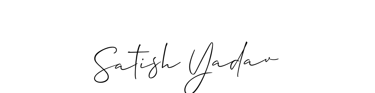 Once you've used our free online signature maker to create your best signature Allison_Script style, it's time to enjoy all of the benefits that Satish Yadav name signing documents. Satish Yadav signature style 2 images and pictures png
