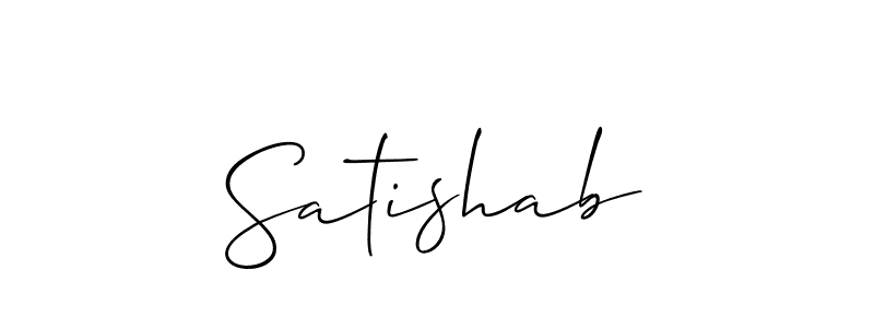 Also You can easily find your signature by using the search form. We will create Satishab name handwritten signature images for you free of cost using Allison_Script sign style. Satishab signature style 2 images and pictures png