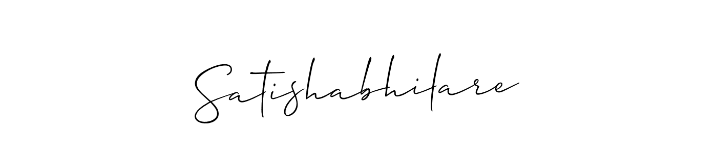 Make a beautiful signature design for name Satishabhilare. Use this online signature maker to create a handwritten signature for free. Satishabhilare signature style 2 images and pictures png