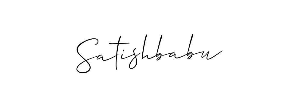 Best and Professional Signature Style for Satishbabu. Allison_Script Best Signature Style Collection. Satishbabu signature style 2 images and pictures png