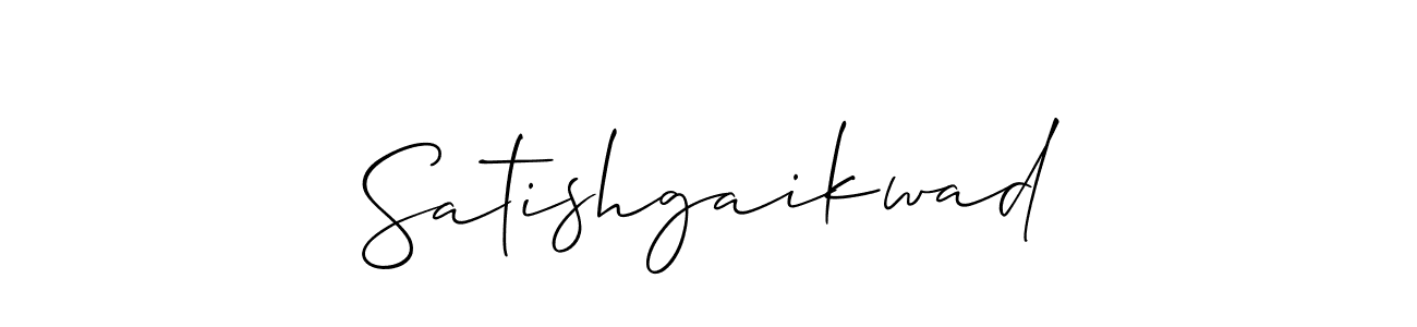 Make a short Satishgaikwad signature style. Manage your documents anywhere anytime using Allison_Script. Create and add eSignatures, submit forms, share and send files easily. Satishgaikwad signature style 2 images and pictures png