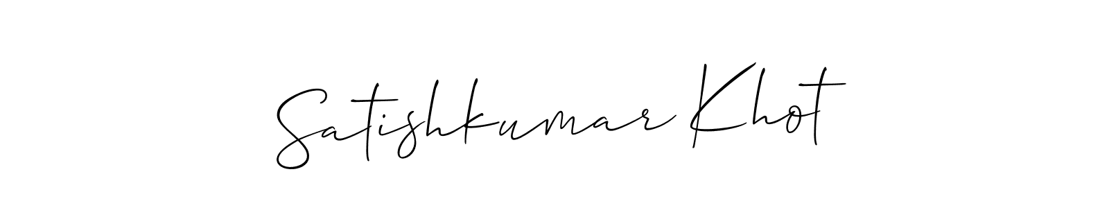 Here are the top 10 professional signature styles for the name Satishkumar Khot. These are the best autograph styles you can use for your name. Satishkumar Khot signature style 2 images and pictures png