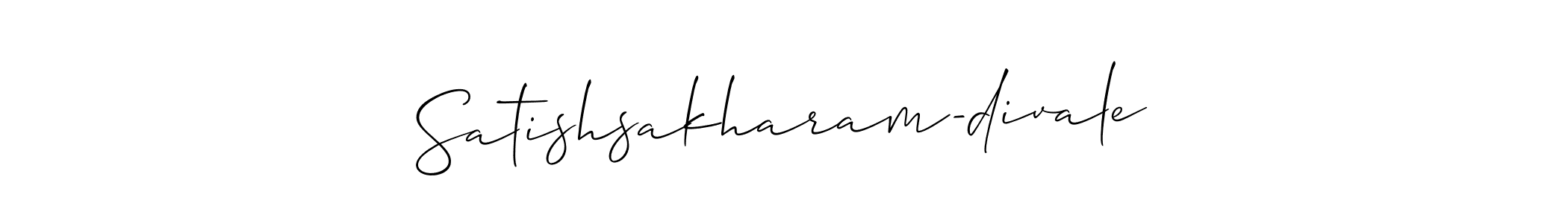 Also we have Satishsakharam-divale name is the best signature style. Create professional handwritten signature collection using Allison_Script autograph style. Satishsakharam-divale signature style 2 images and pictures png