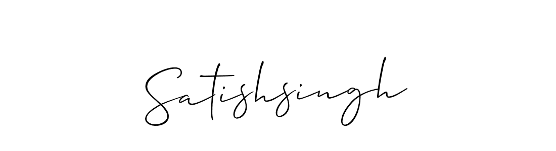 This is the best signature style for the Satishsingh name. Also you like these signature font (Allison_Script). Mix name signature. Satishsingh signature style 2 images and pictures png