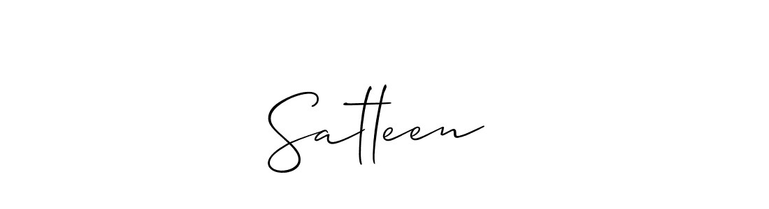 if you are searching for the best signature style for your name Satleen ☺. so please give up your signature search. here we have designed multiple signature styles  using Allison_Script. Satleen ☺ signature style 2 images and pictures png